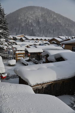 Harbin, Çin 6 Ocak 2026: Harbin 'in Kar Köyü