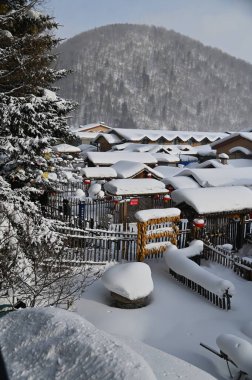 Harbin, Çin 6 Ocak 2026: Harbin 'in Kar Köyü