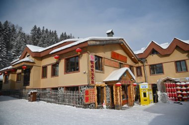 Harbin, Çin 6 Ocak 2026: Harbin 'in Kar Köyü