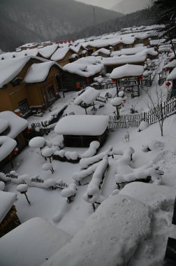 Harbin, Çin 6 Ocak 2026: Harbin 'in Kar Köyü