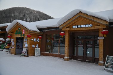 Harbin, Çin 6 Ocak 2026: Harbin 'in Kar Köyü