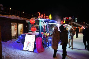 Harbin, Çin 6 Ocak 2026: Harbin 'in Kar Köyü