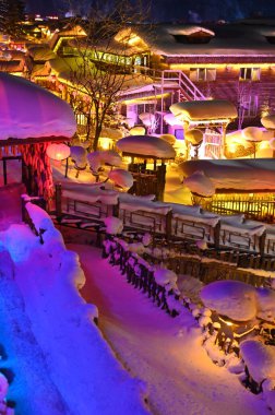 Harbin, Çin 6 Ocak 2026: Harbin 'in Kar Köyü