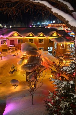 Harbin, Çin 6 Ocak 2026: Harbin 'in Kar Köyü