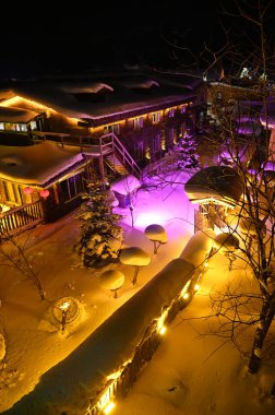 Harbin, Çin 6 Ocak 2026: Harbin 'in Kar Köyü