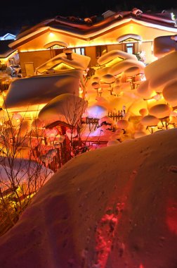 Harbin, Çin 6 Ocak 2026: Harbin 'in Kar Köyü