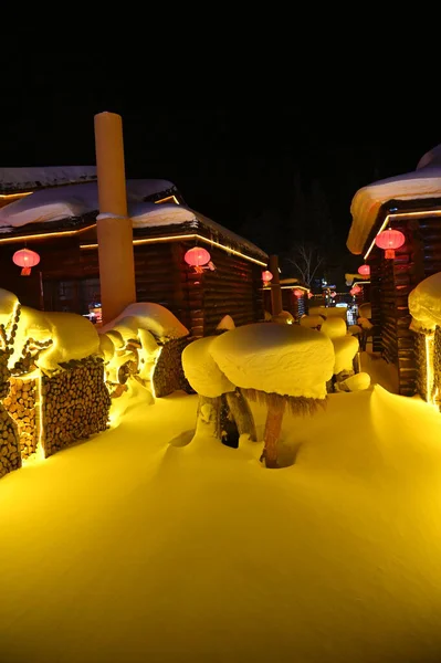 Harbin, Çin 6 Ocak 2026: Harbin 'in Kar Köyü