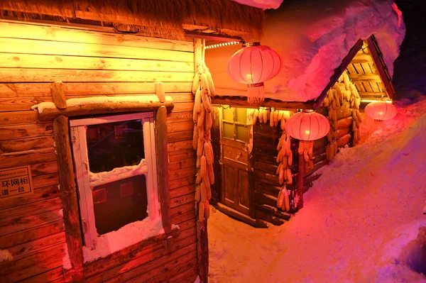 Harbin, Çin 6 Ocak 2026: Harbin 'in Kar Köyü