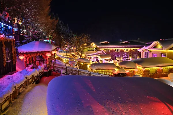 Harbin, Çin 6 Ocak 2026: Harbin 'in Kar Köyü