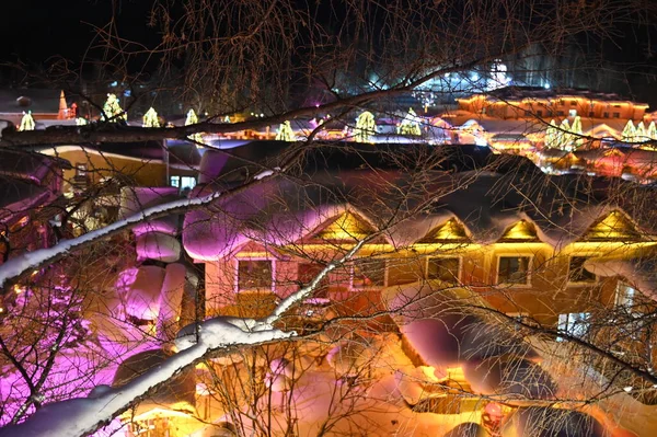 Harbin, Çin 6 Ocak 2026: Harbin 'in Kar Köyü