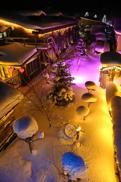 Harbin, Çin 6 Ocak 2026: Harbin 'in Kar Köyü