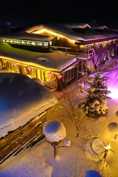 Harbin, Çin 6 Ocak 2026: Harbin 'in Kar Köyü