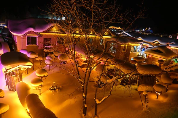 Harbin, Çin 6 Ocak 2026: Harbin 'in Kar Köyü