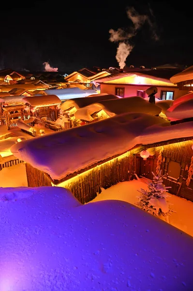 Harbin, Çin 6 Ocak 2026: Harbin 'in Kar Köyü