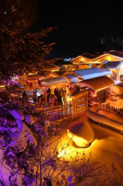 Harbin, Çin 6 Ocak 2026: Harbin 'in Kar Köyü