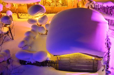 Harbin, Çin 6 Ocak 2026: Harbin 'in Kar Köyü