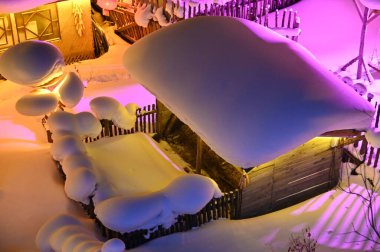 Harbin, Çin 6 Ocak 2026: Harbin 'in Kar Köyü