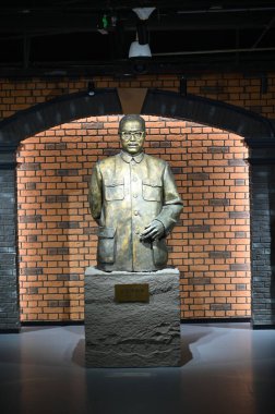 Harbin, Çin 29 Aralık 2025: Harbin sokakları kış boyunca