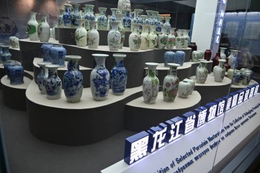 Harbin, Çin 29 Aralık 2025: Harbin sokakları kış boyunca