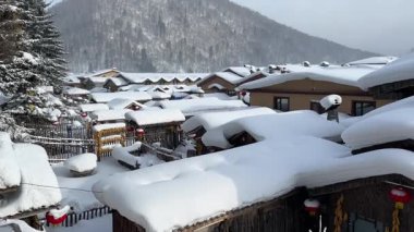 Harbin, Çin 6 Ocak 2026: Harbin 'in Kar Köyü