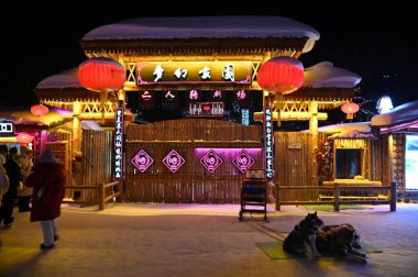 Harbin, Çin 6 Ocak 2026: Harbin 'in Kar Köyü