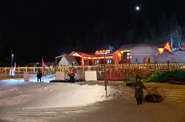 Harbin, Çin 6 Ocak 2026: Harbin 'in Kar Köyü