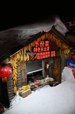 Harbin, Çin 6 Ocak 2026: Harbin 'in Kar Köyü