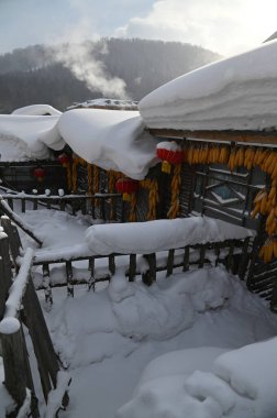 Harbin, Çin 6 Ocak 2026: Harbin 'in Kar Köyü