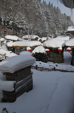 Harbin, Çin 6 Ocak 2026: Harbin 'in Kar Köyü