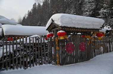 Harbin, Çin 6 Ocak 2026: Harbin 'in Kar Köyü