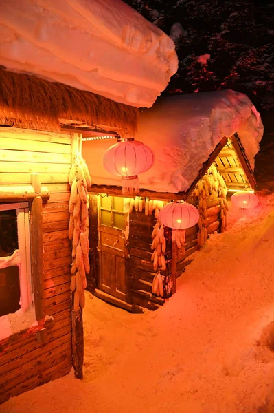 Harbin, Çin 6 Ocak 2026: Harbin 'in Kar Köyü