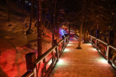 Harbin, Çin 6 Ocak 2026: Harbin 'in Kar Köyü