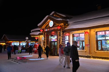 Harbin, Çin 6 Ocak 2026: Harbin 'in Kar Köyü