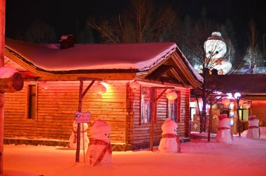 Harbin, Çin 6 Ocak 2026: Harbin 'in Kar Köyü