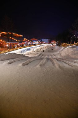 Harbin, Çin 6 Ocak 2026: Harbin 'in Kar Köyü