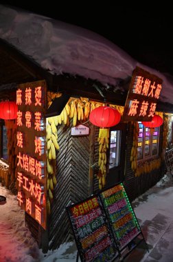 Harbin, Çin 6 Ocak 2026: Harbin 'in Kar Köyü