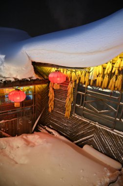 Harbin, Çin 6 Ocak 2026: Harbin 'in Kar Köyü