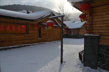 Harbin, Çin 6 Ocak 2026: Harbin 'in Kar Köyü