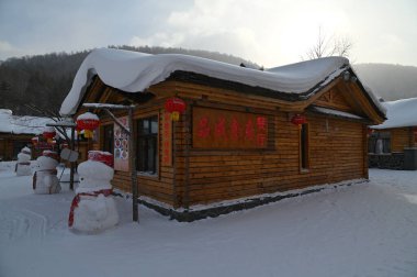Harbin, Çin 6 Ocak 2026: Harbin 'in Kar Köyü