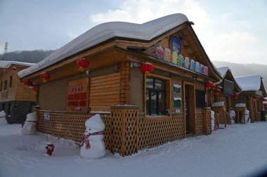 Harbin, Çin 6 Ocak 2026: Harbin 'in Kar Köyü