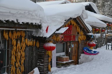 Harbin, Çin 6 Ocak 2026: Harbin 'in Kar Köyü