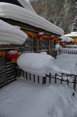 Harbin, Çin 6 Ocak 2026: Harbin 'in Kar Köyü