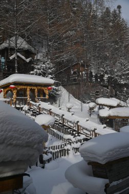 Harbin, Çin 6 Ocak 2026: Harbin 'in Kar Köyü