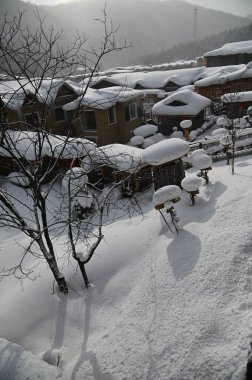 Harbin, Çin 6 Ocak 2026: Harbin 'in Kar Köyü