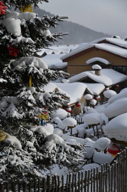 Harbin, Çin 6 Ocak 2026: Harbin 'in Kar Köyü