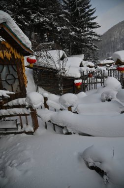 Harbin, Çin 6 Ocak 2026: Harbin 'in Kar Köyü