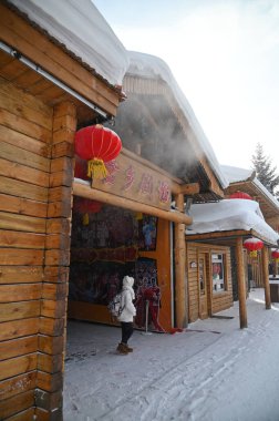 Harbin, Çin 6 Ocak 2026: Harbin 'in Kar Köyü