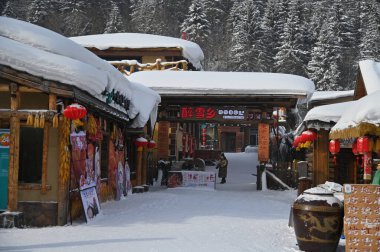 Harbin, Çin 6 Ocak 2026: Harbin 'in Kar Köyü