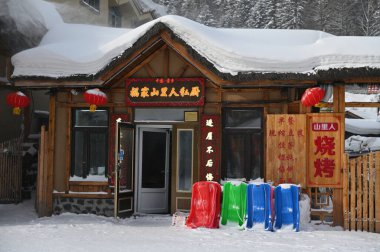 Harbin, Çin 6 Ocak 2026: Harbin 'in Kar Köyü