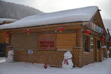 Harbin, Çin 6 Ocak 2026: Harbin 'in Kar Köyü